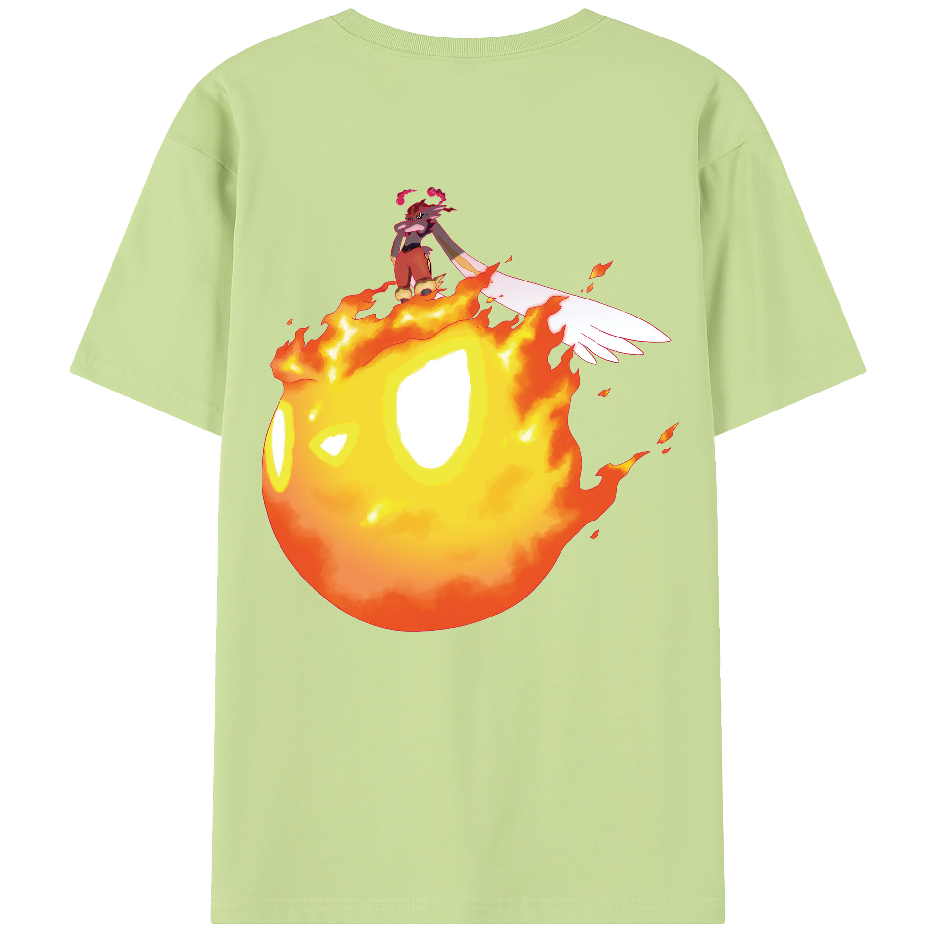 （画像用） ポケットモンスター Pokémon 綿100％半袖Tシャツ（背面プリント）